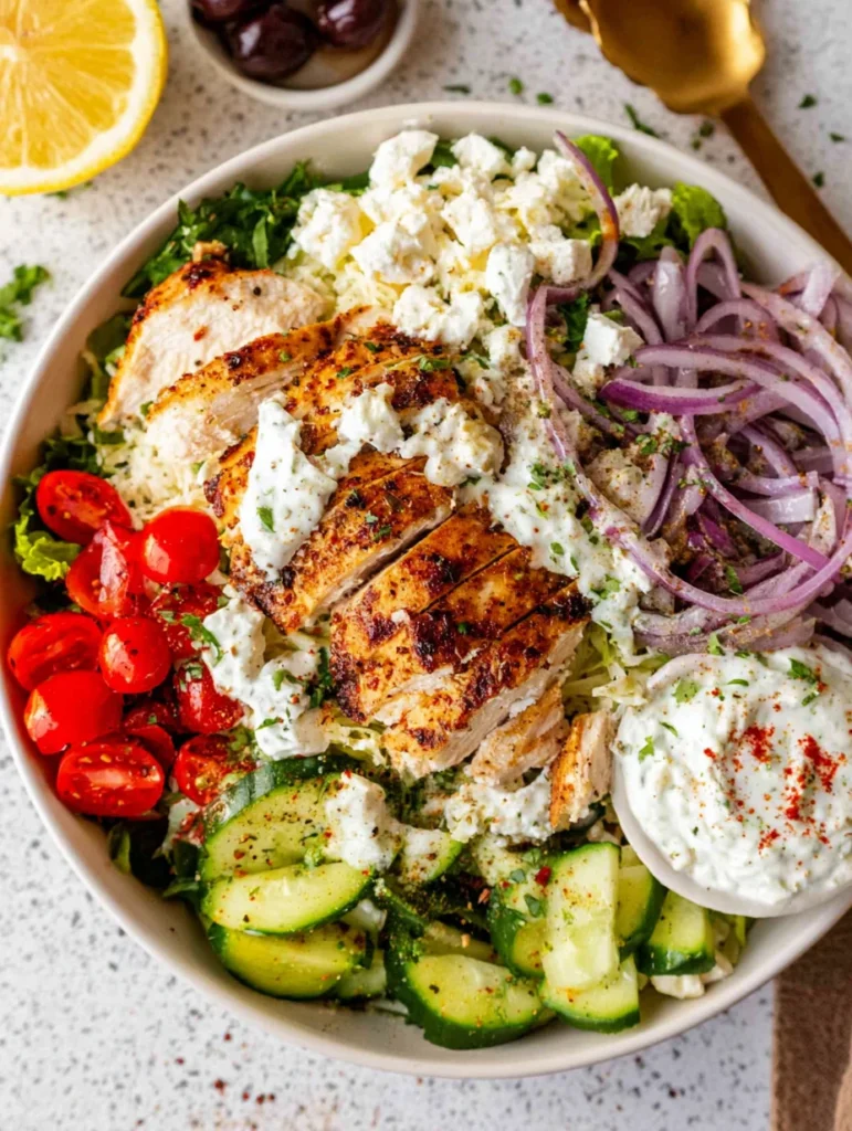 Greek Chicken Bowls
