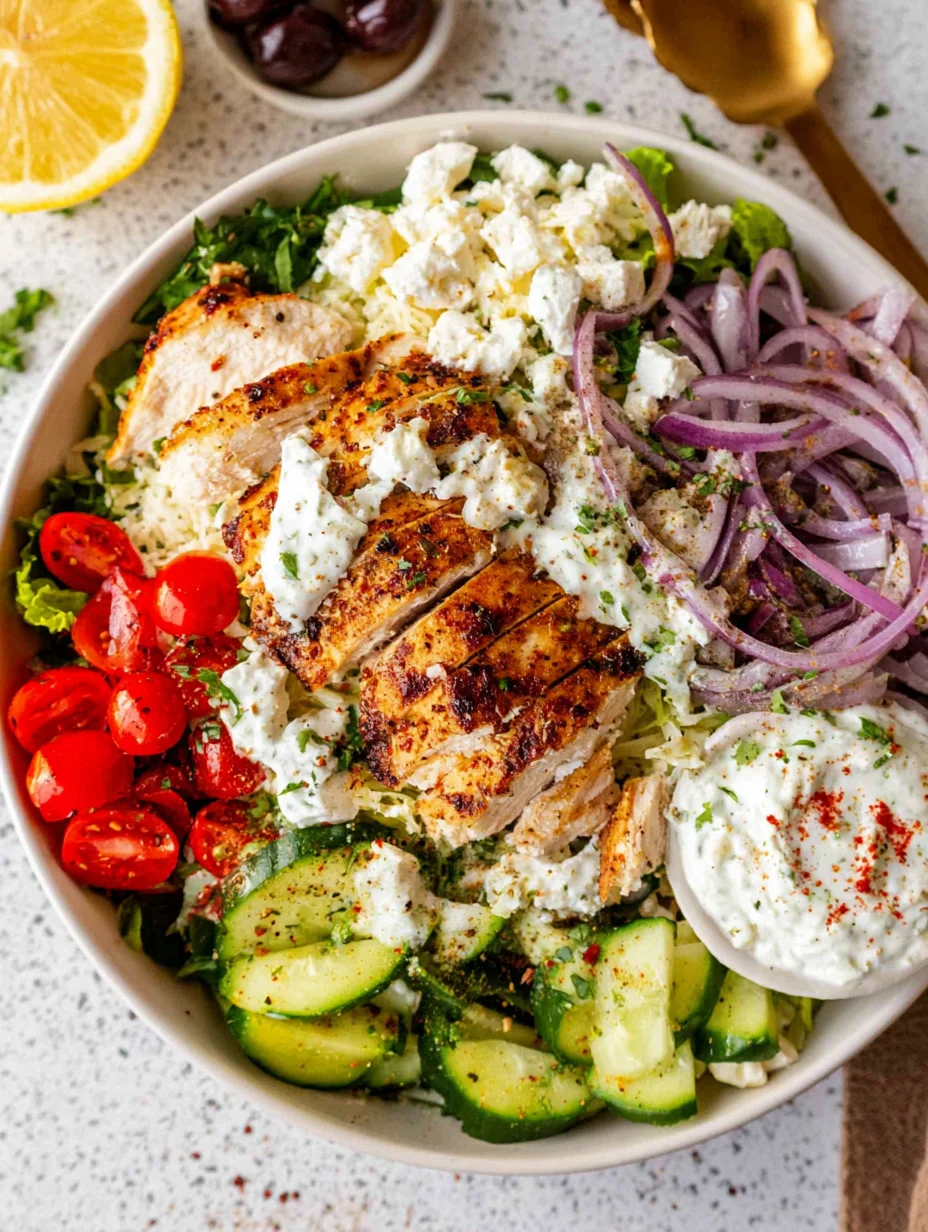 Greek Chicken Bowls