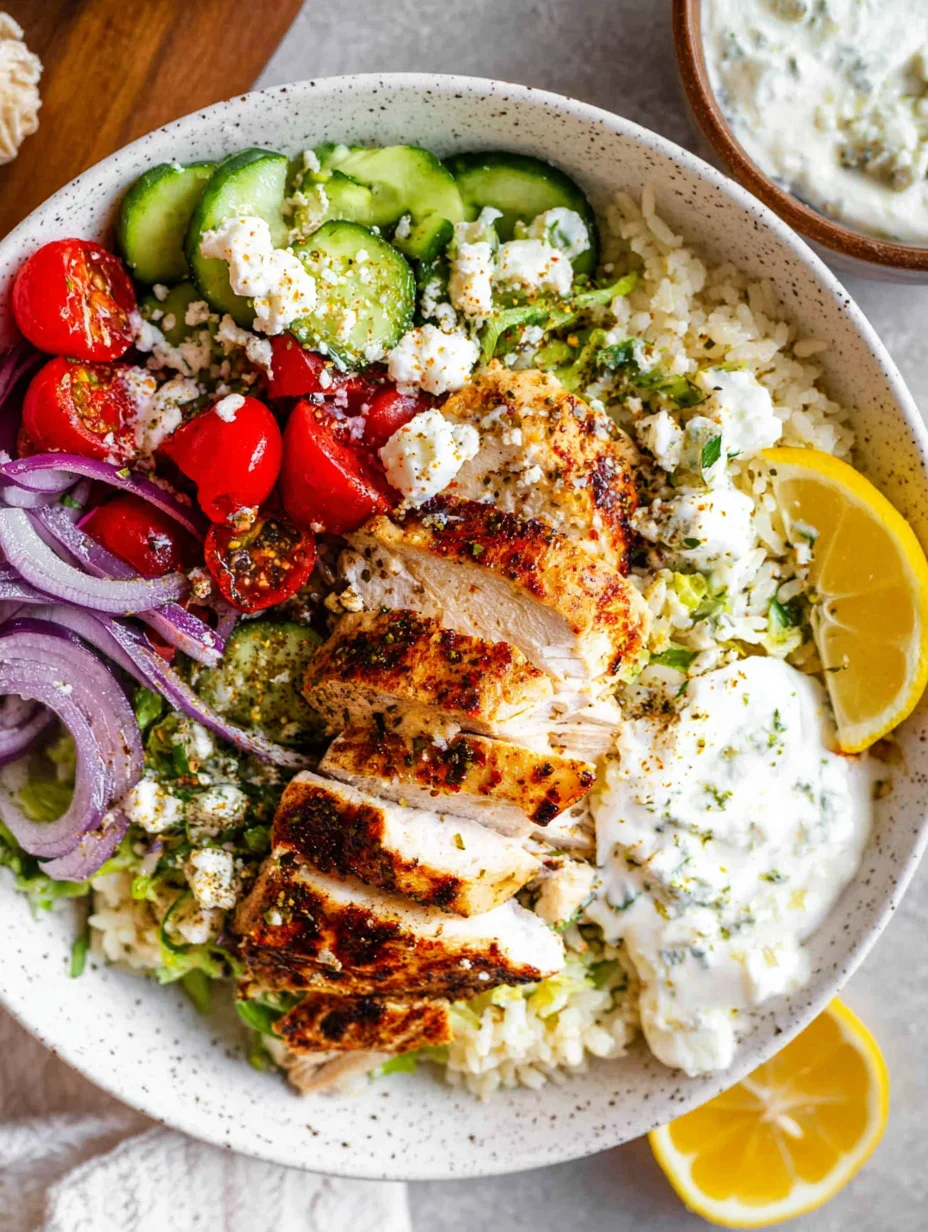 Greek Chicken Bowls
