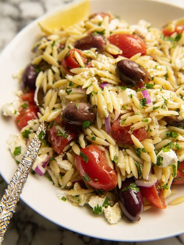 Greek Orzo Pasta Salad