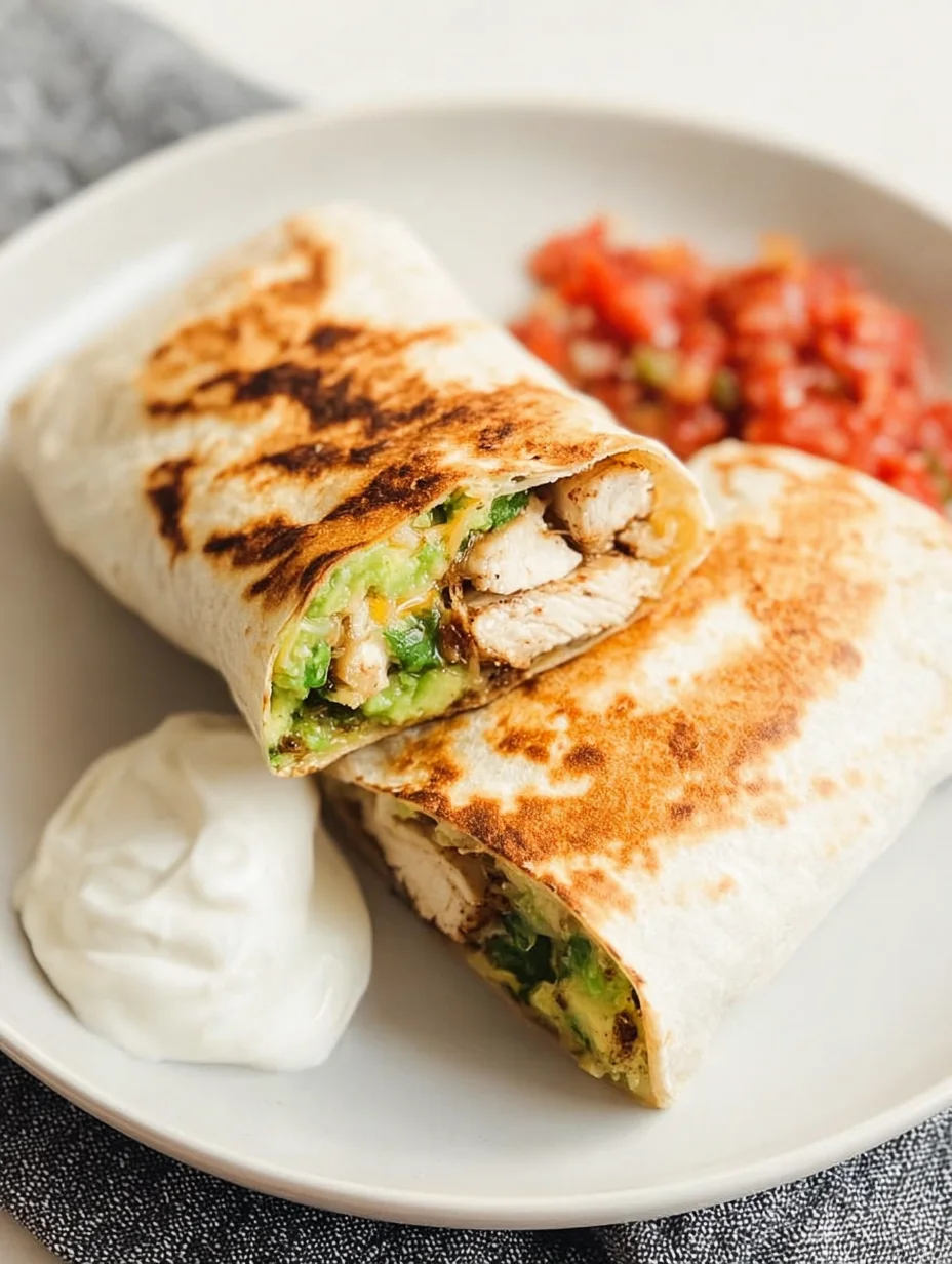 Grilled Avocado Chicken Wraps