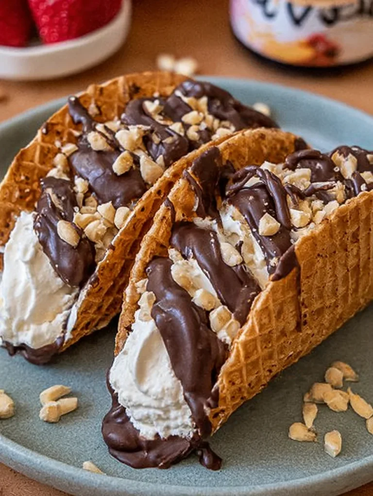 Homemade Choco Tacos