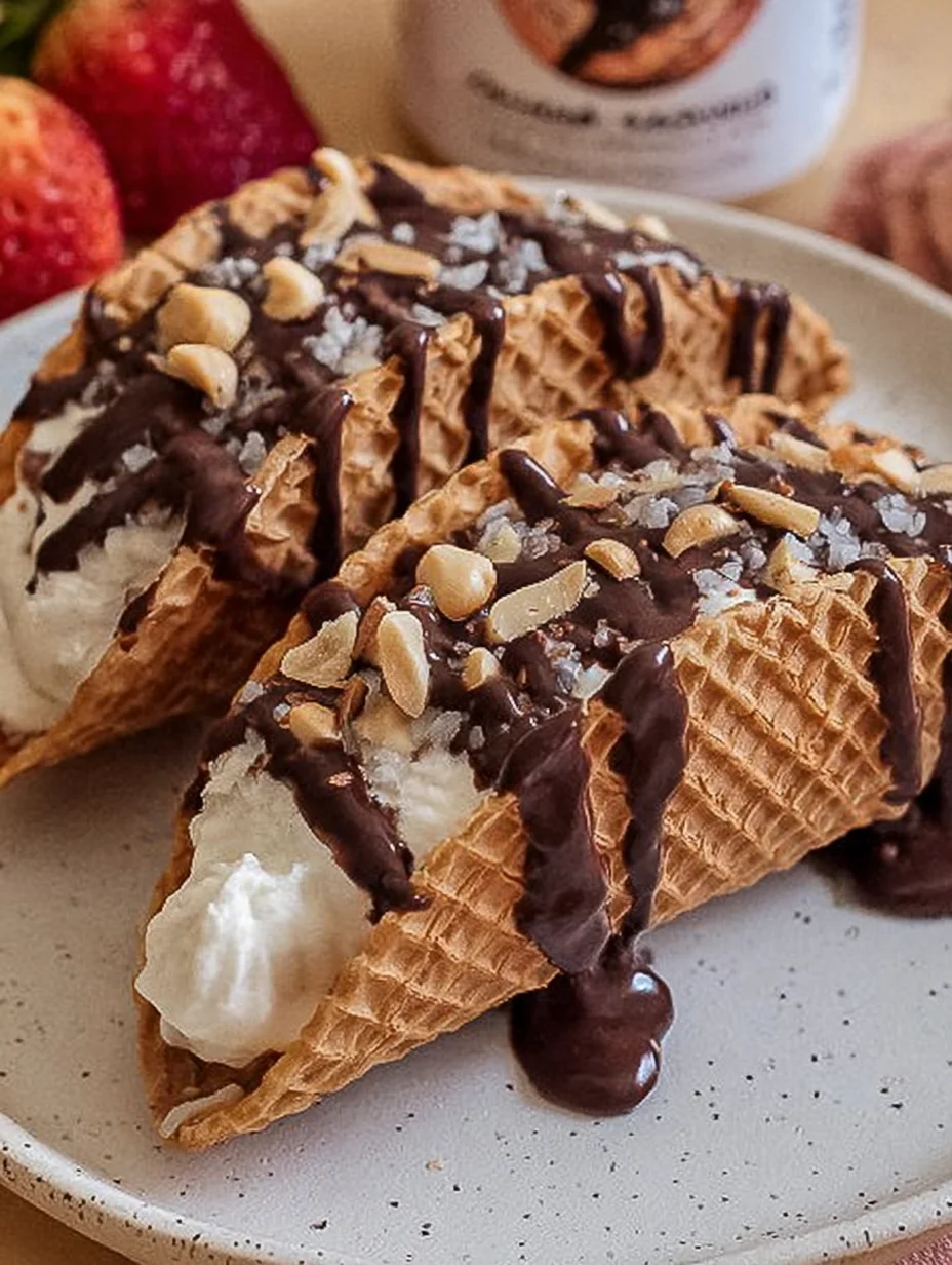 Homemade Choco Tacos