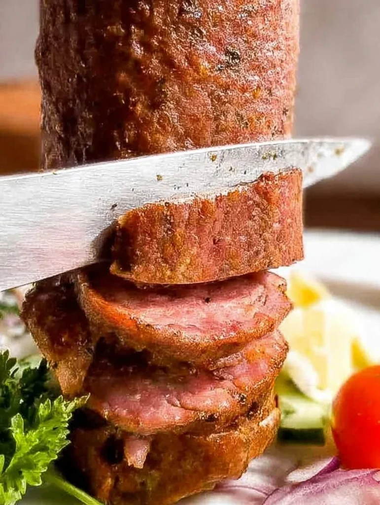Homemade Rotisserie Doner Kebab Meat