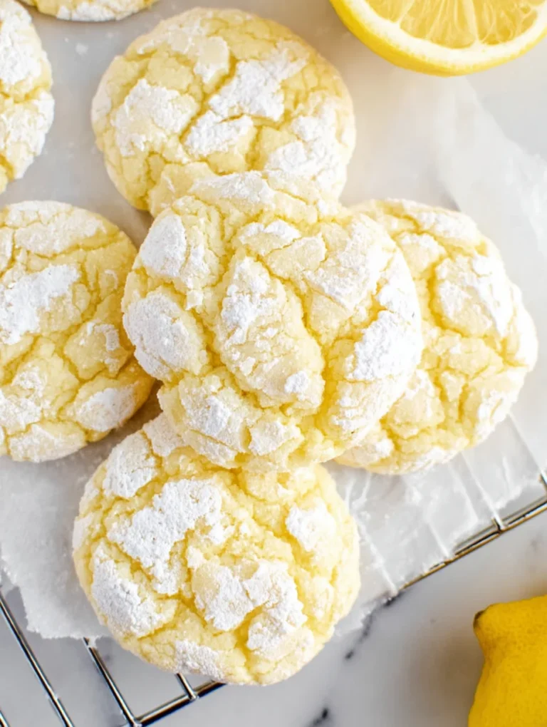 Lemon Crinkle Cookies