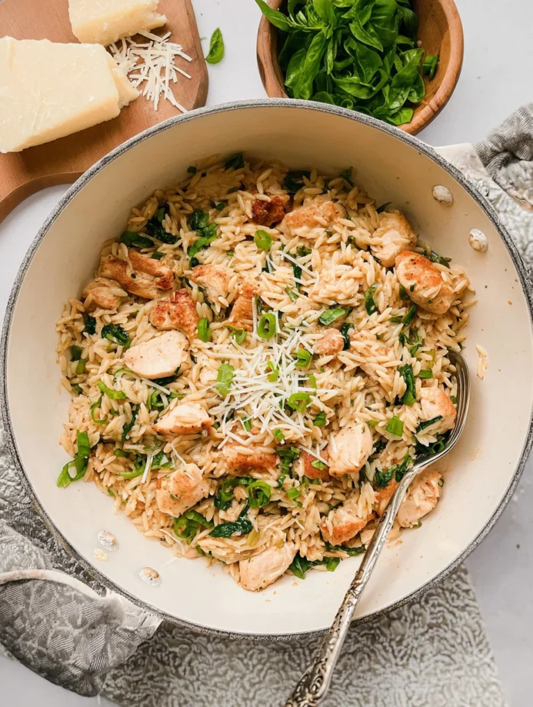 One Pot Chicken Orzo