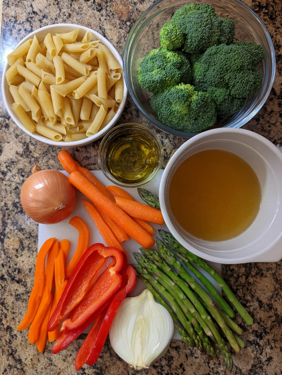 Penne Pasta Primavera