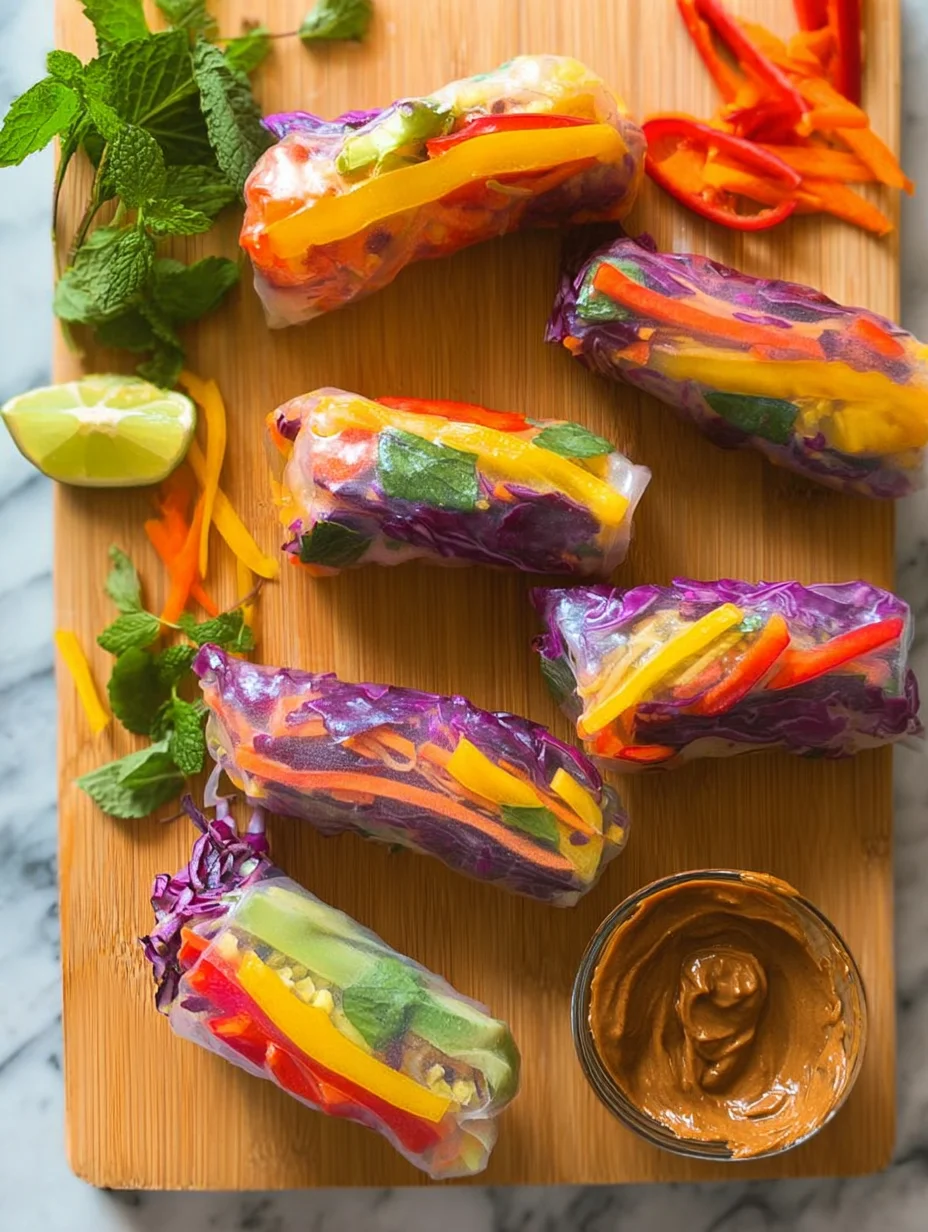 Rainbow Spring Rolls