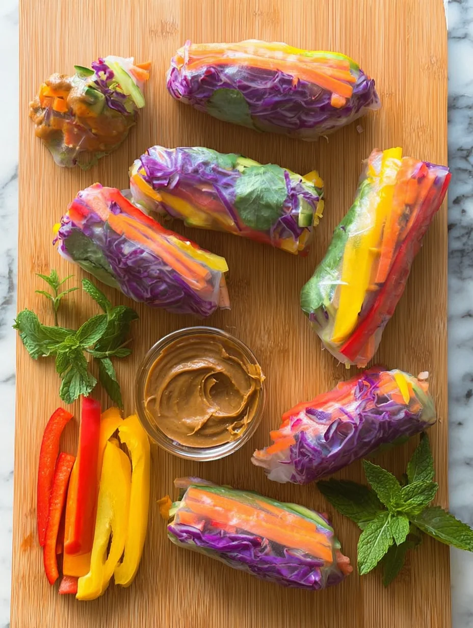 Rainbow Spring Rolls