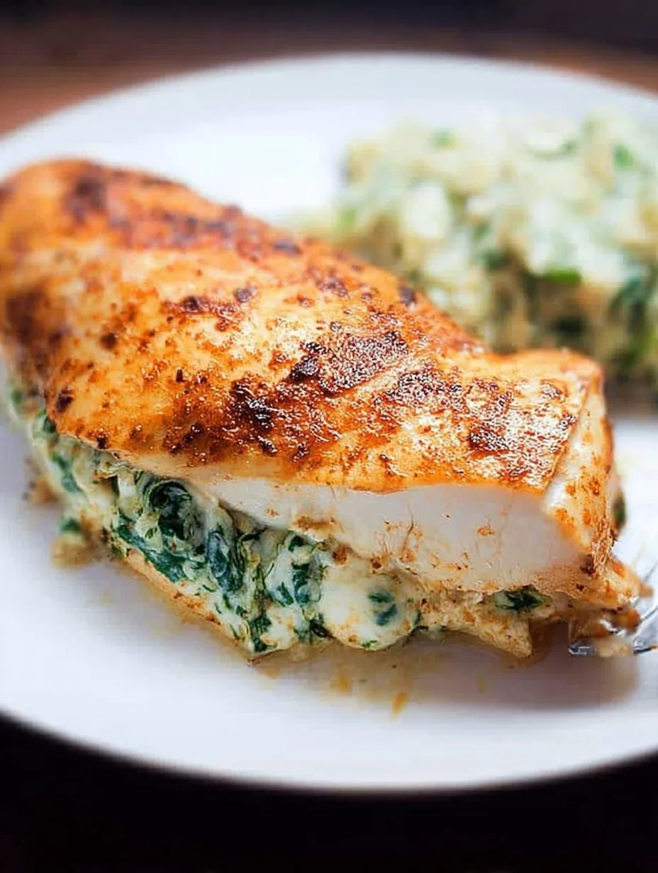 Spinach Stuffed Chicken Breasts