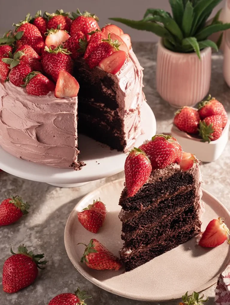 Strawberry Chocolate Cake