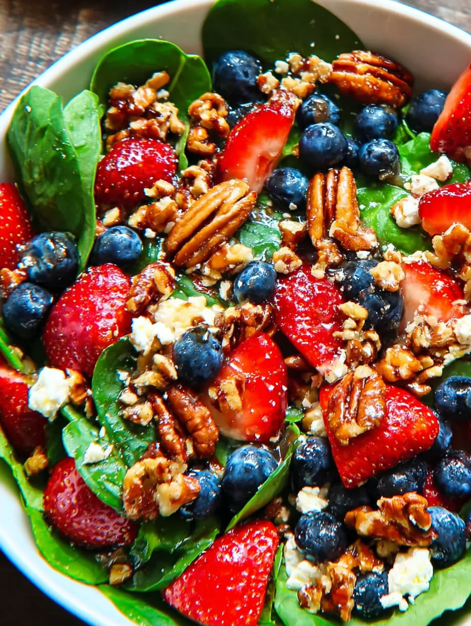 Strawberry Spinach Salad