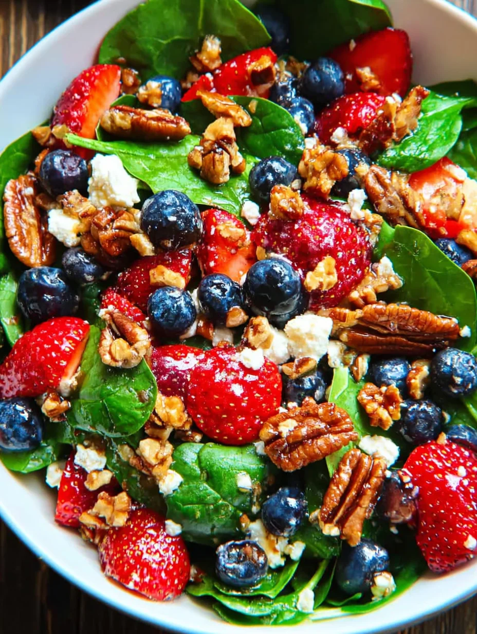 Strawberry Spinach Salad