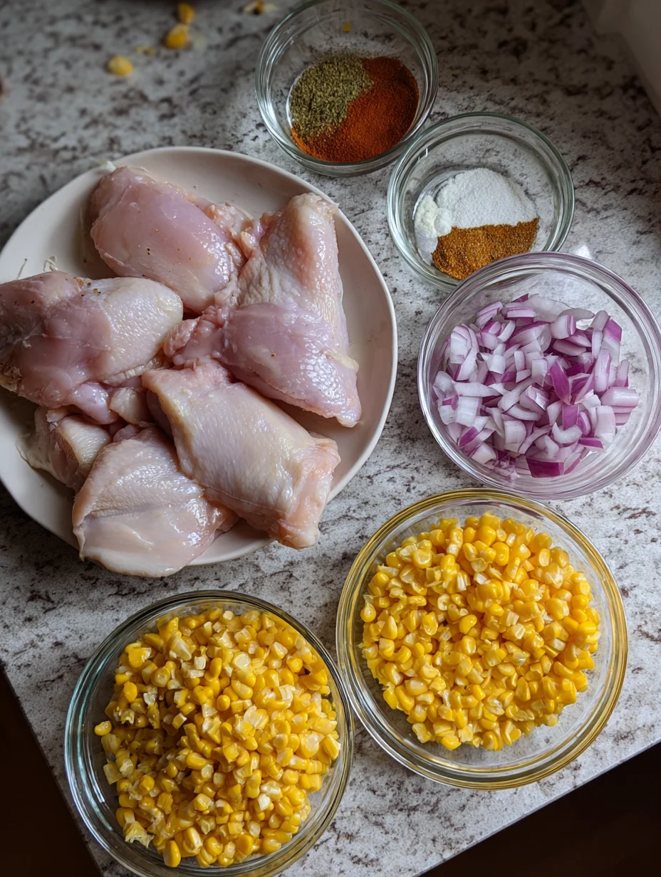 Street Corn Chicken Rice Bowl