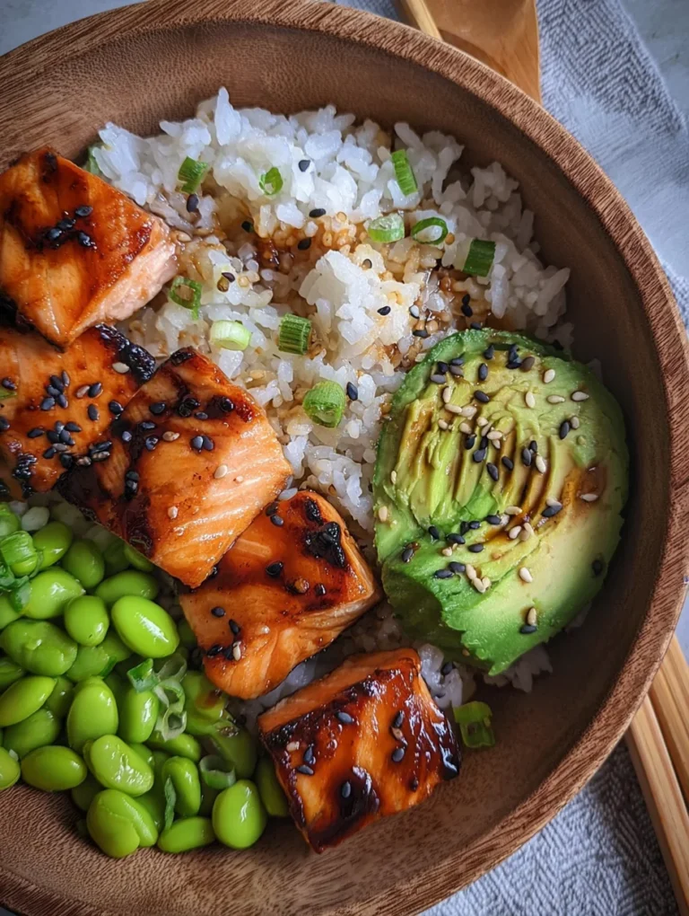 Teriyaki Salmon Sushi Bowl