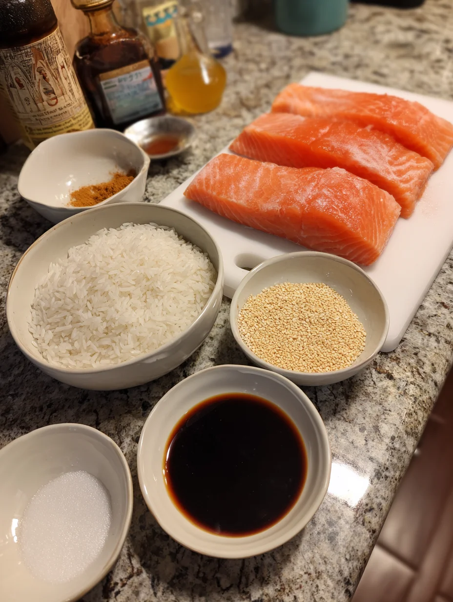 Teriyaki Salmon Sushi Bowl