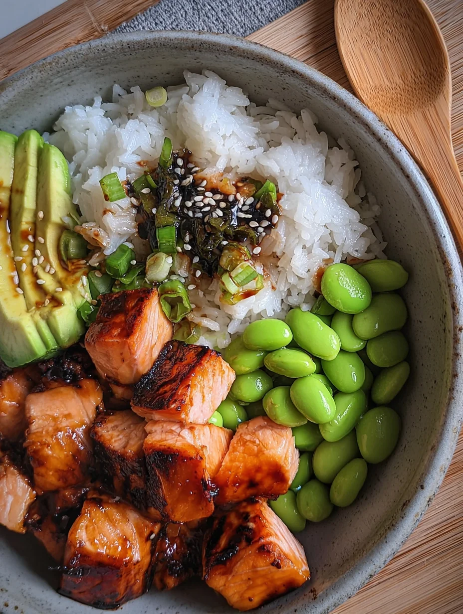 Teriyaki Salmon Sushi Bowl
