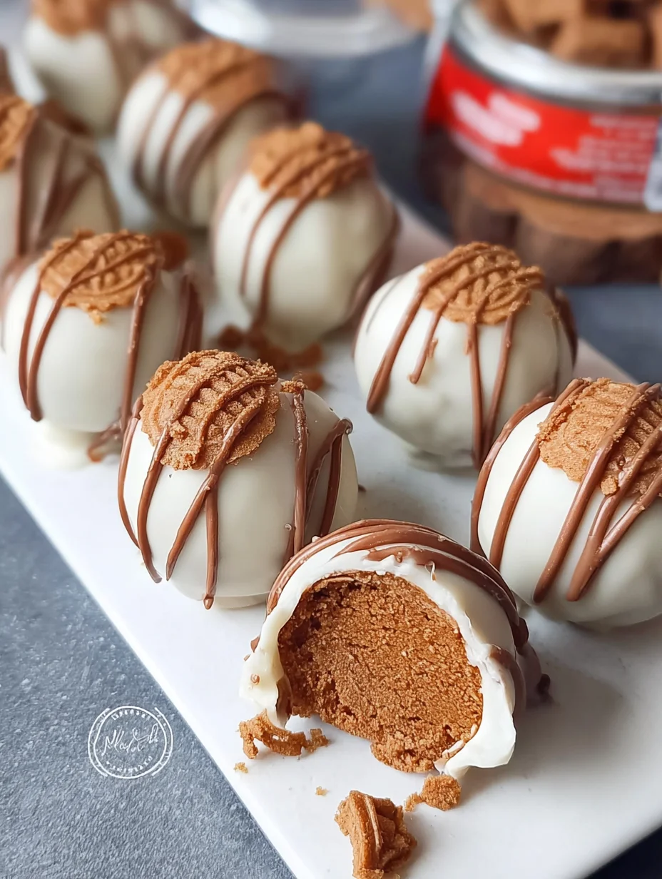 Truffles au Spéculoos