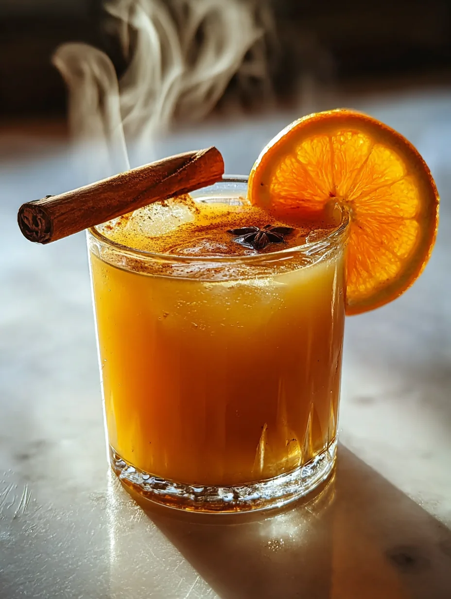 Warm Cinnamon Orange Delight Mocktail