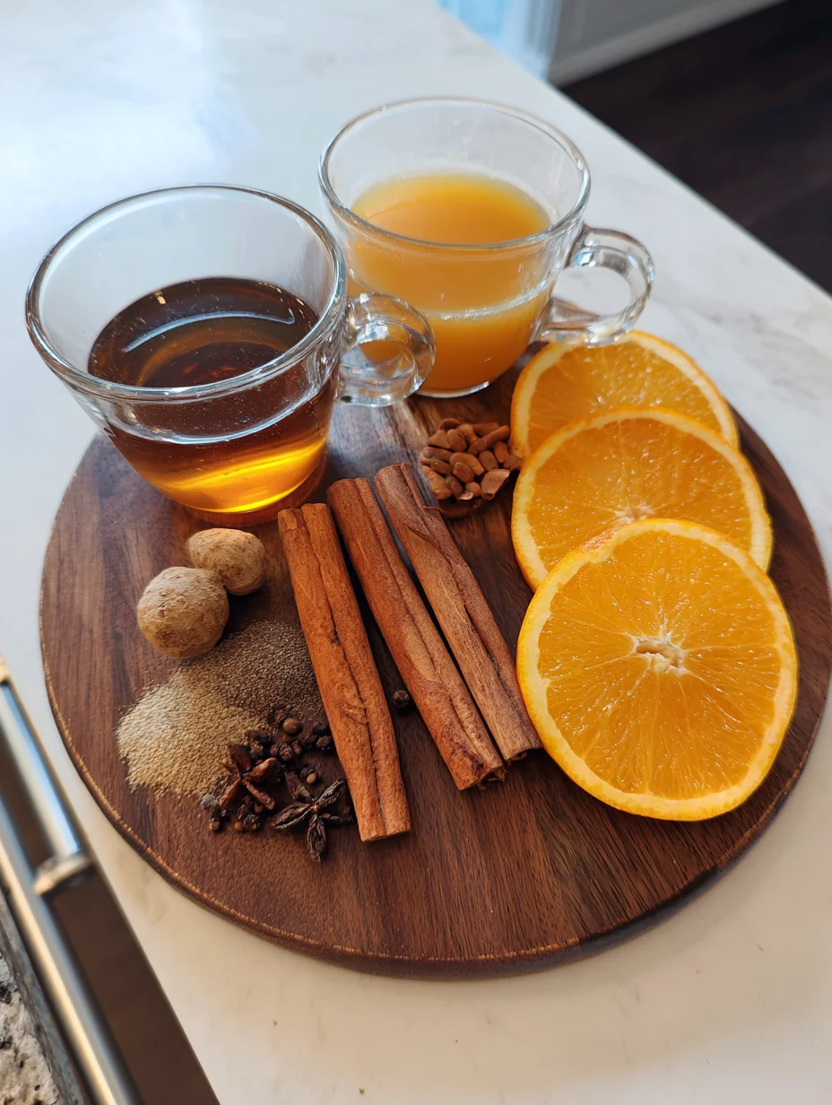 Warm Cinnamon Orange Delight Mocktail