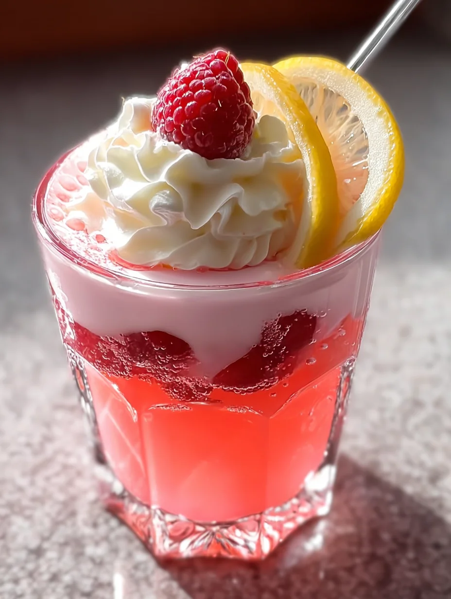 Whipped Pink Lemonade Drink