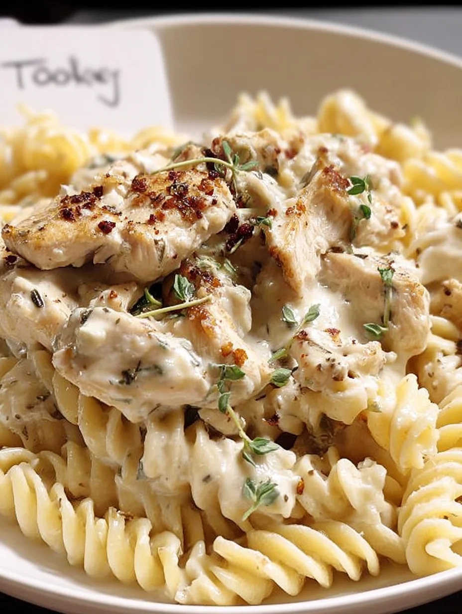 White Cheddar Chicken Pasta