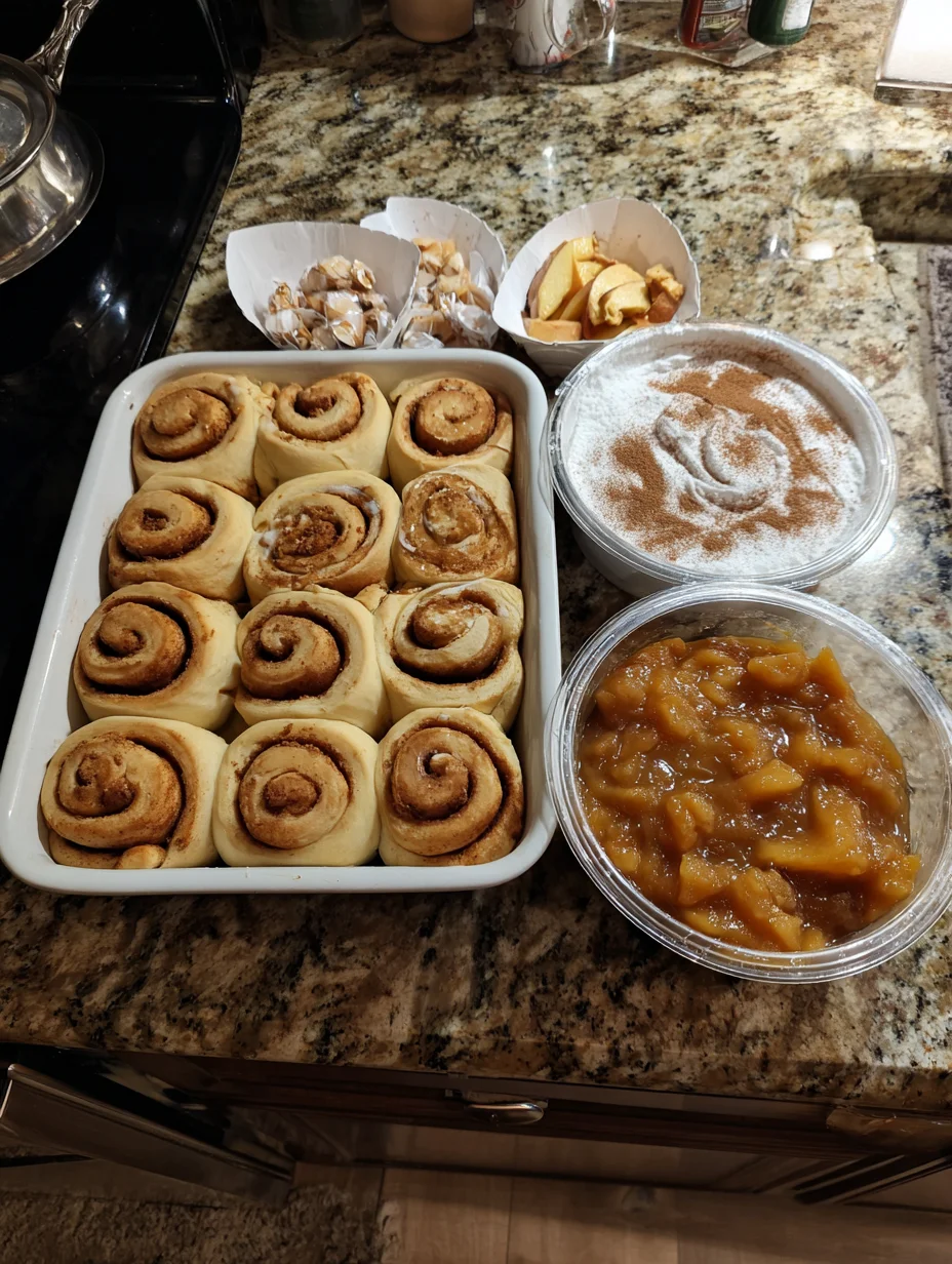 2 Ingredient Apple Cinnamon Roll Bake
