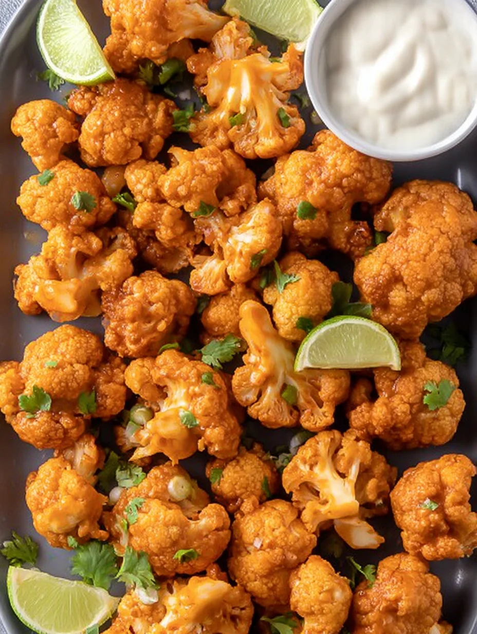 Air Fryer Buffalo Cauliflower
