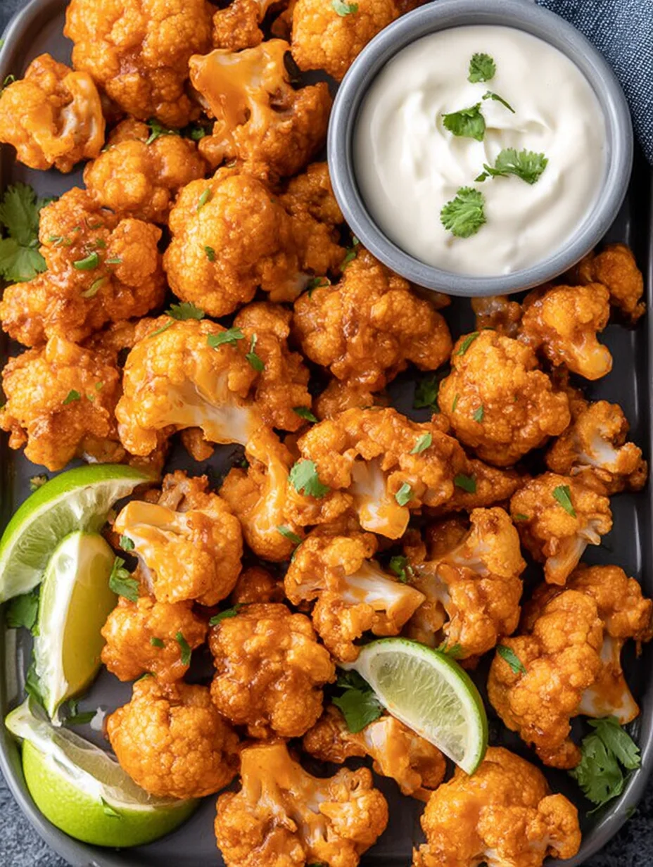 Air Fryer Buffalo Cauliflower