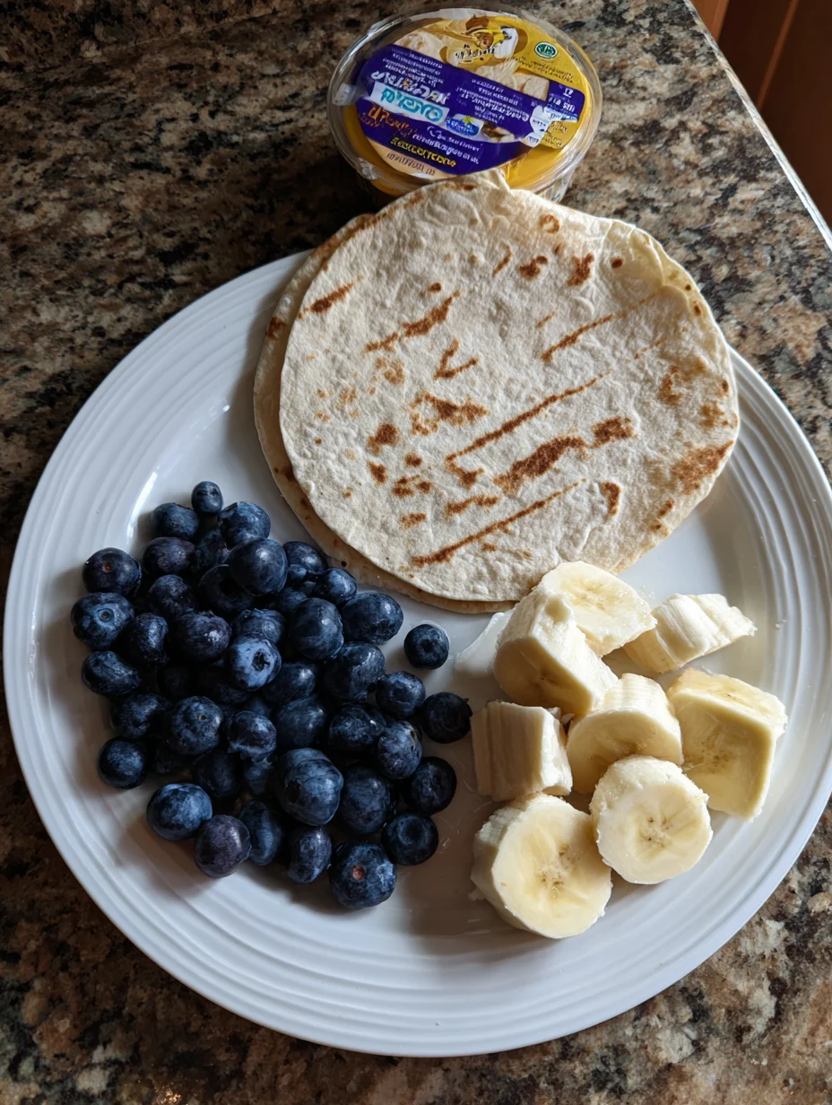 Blueberry Breakfast Quesadilla