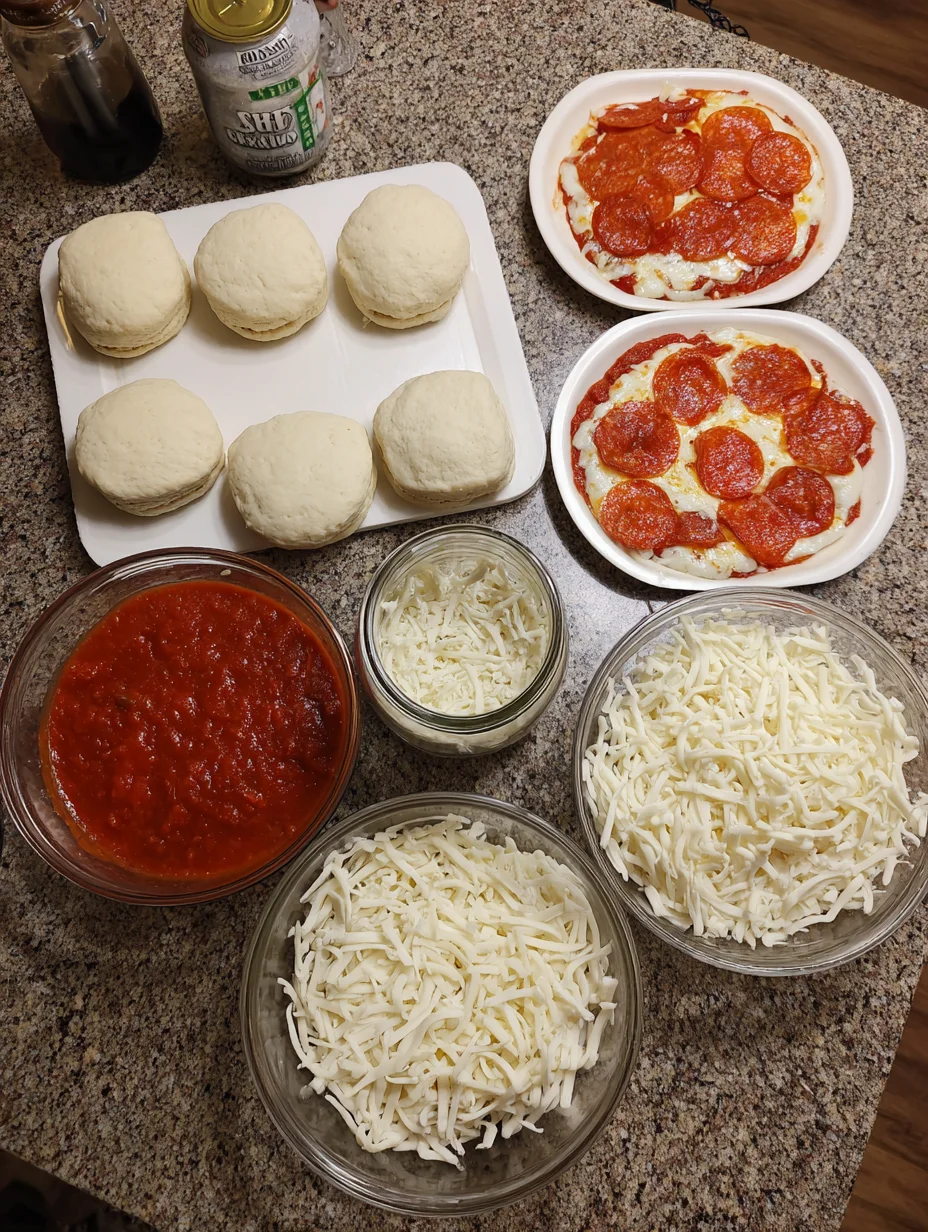Bubble Up Biscuit Pizza Casserole