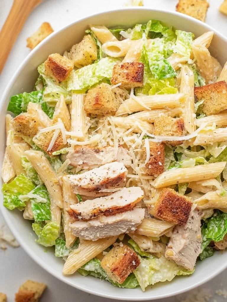 Chicken Caesar Pasta Salad