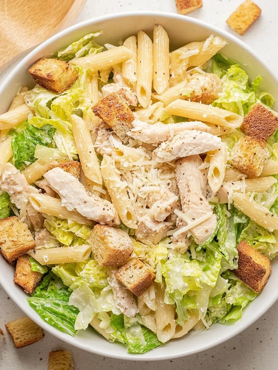 Chicken Caesar Pasta Salad