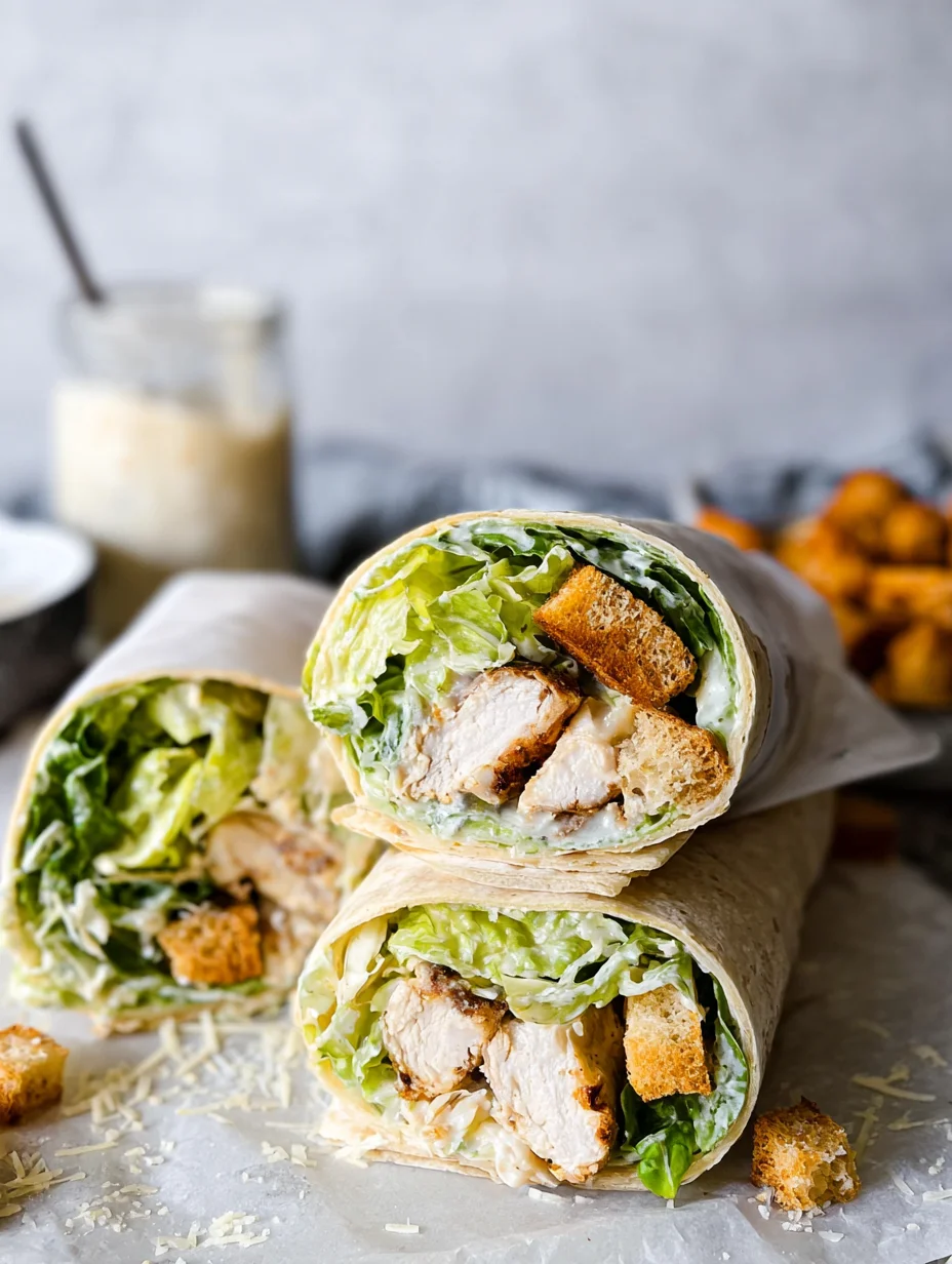 Chicken Caesar Wraps