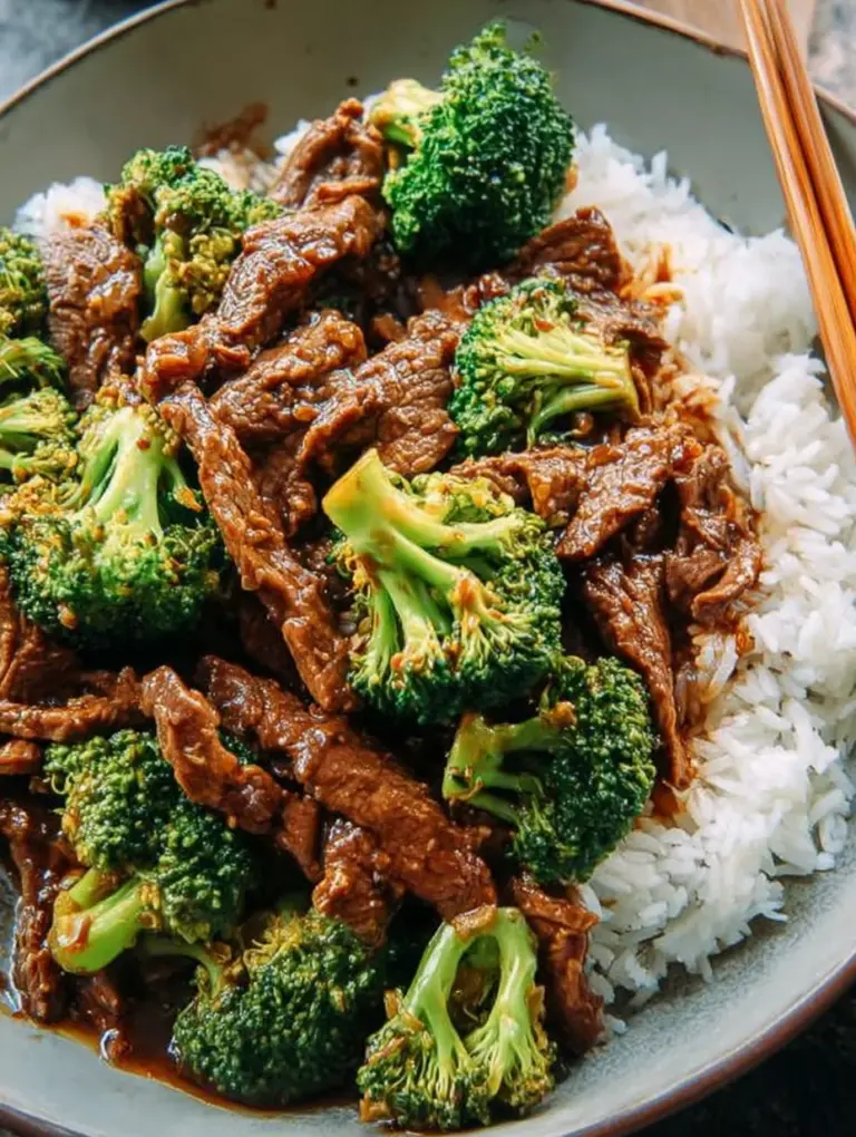 Chinese Beef and Broccoli