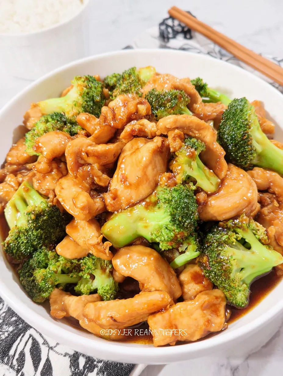 Chinese Chicken and Broccoli