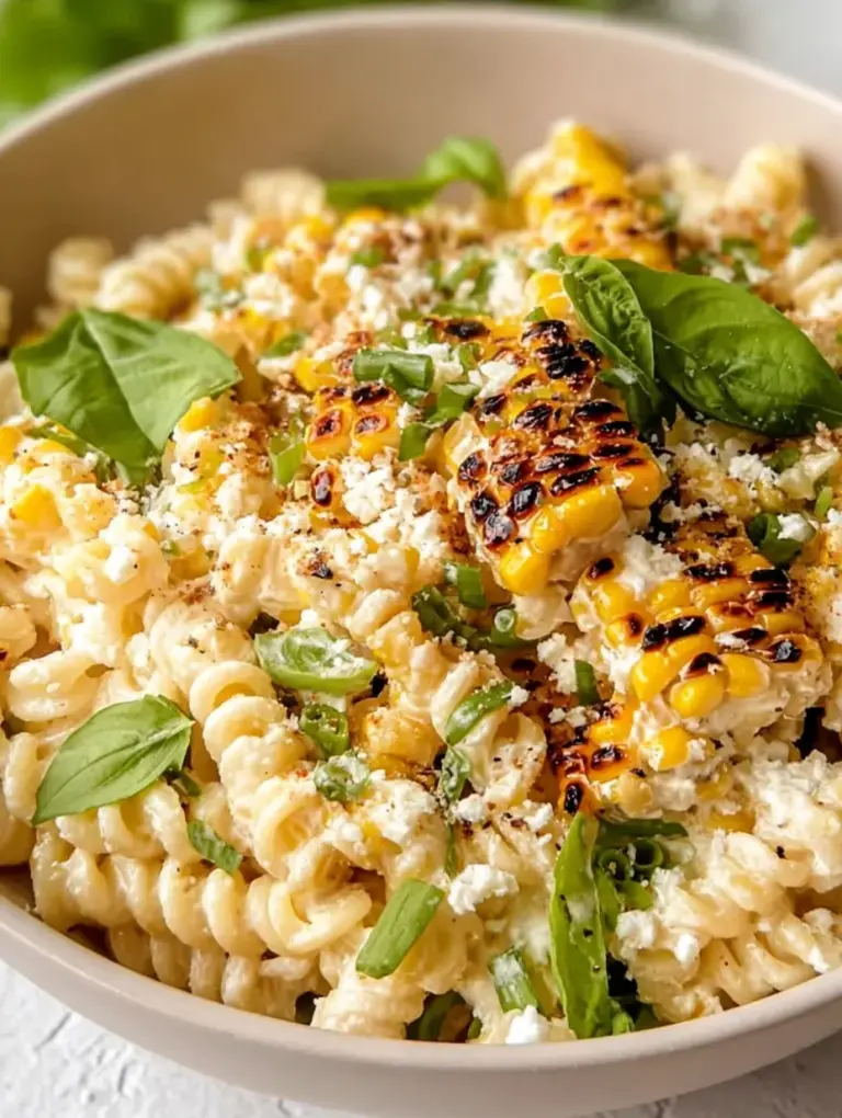 Creamy Street Corn Pasta Salad