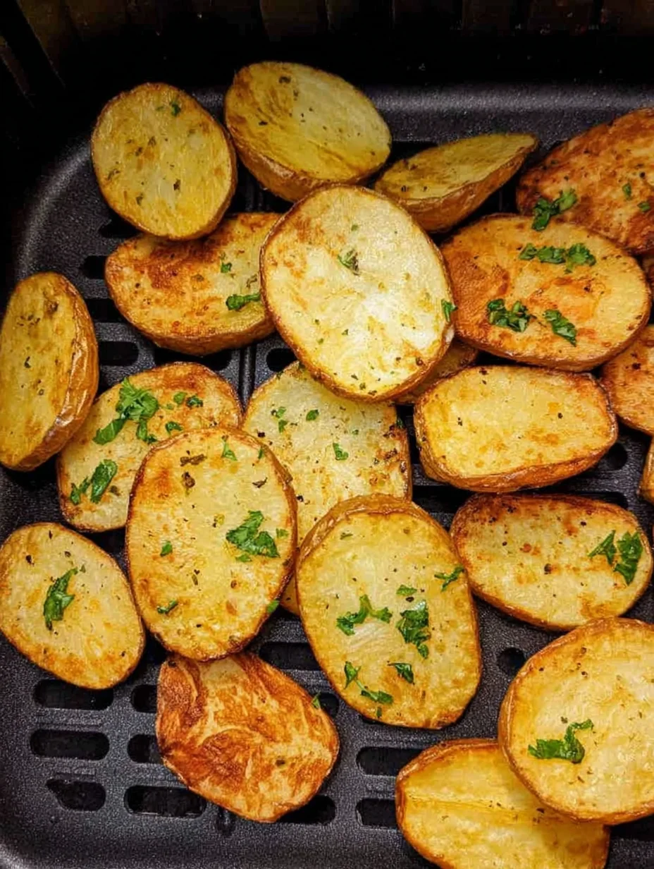 Crispy Air Fryer Sliced Potatoes