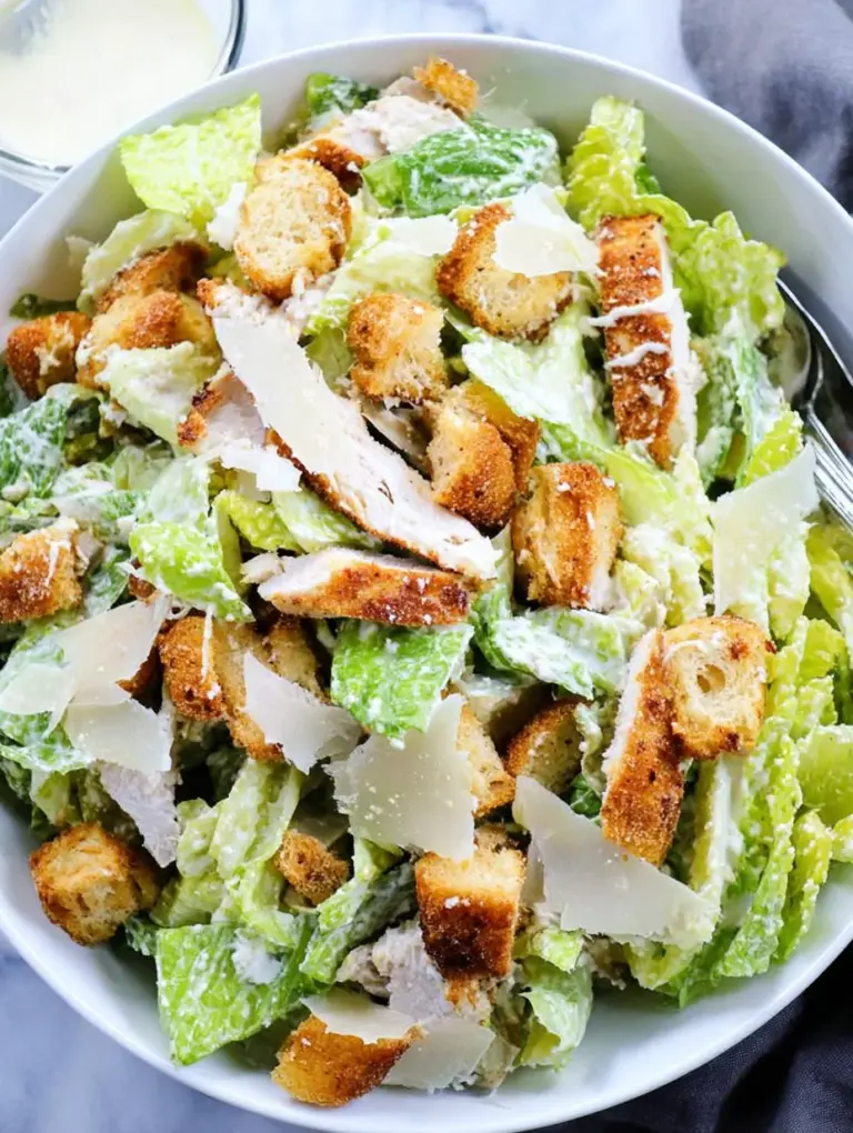 Crispy Chicken Caesar Salad