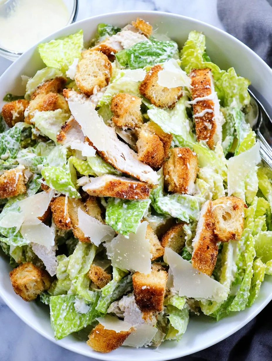 Crispy Chicken Caesar Salad