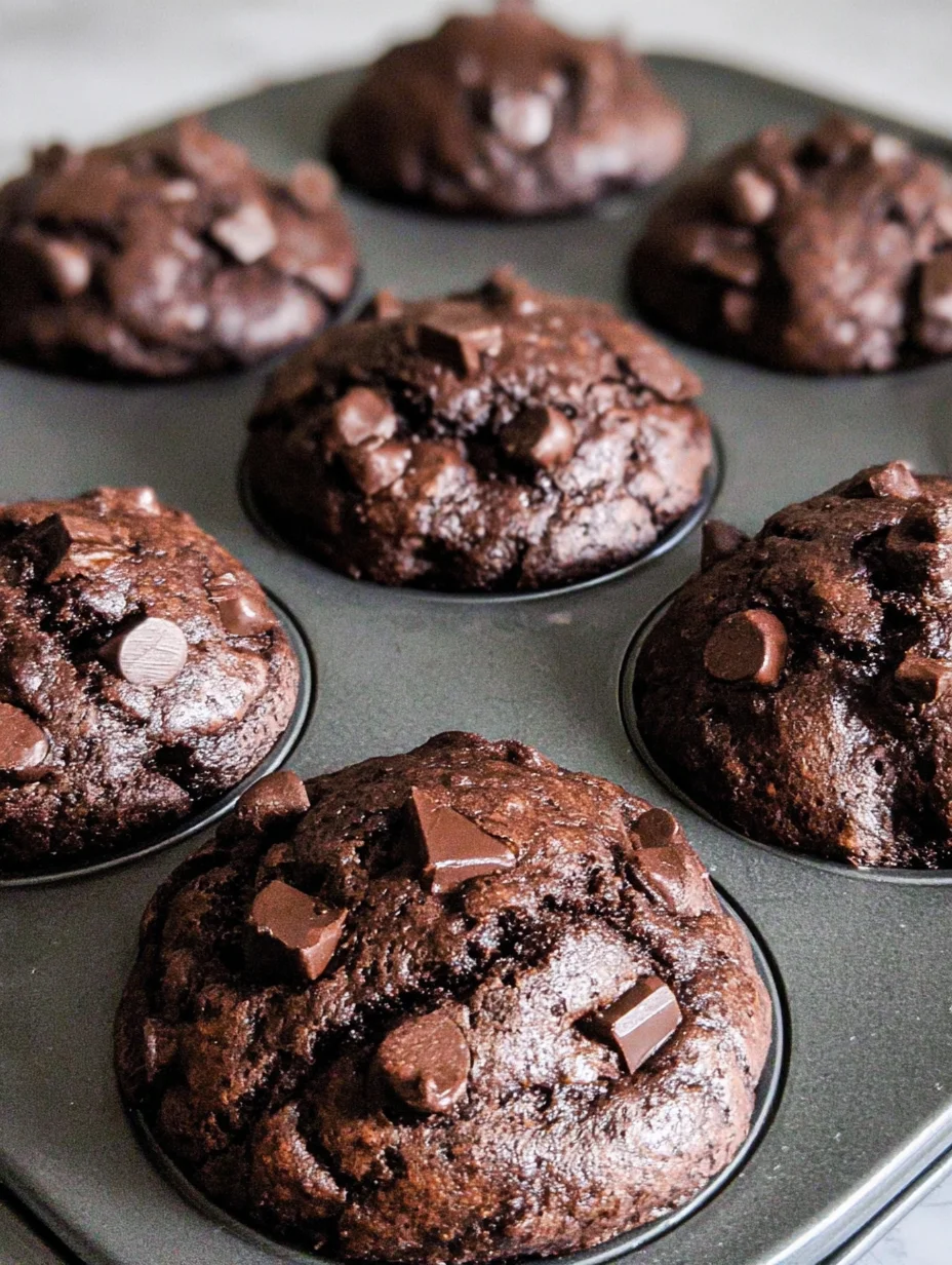 Double Chocolate Chip Muffins