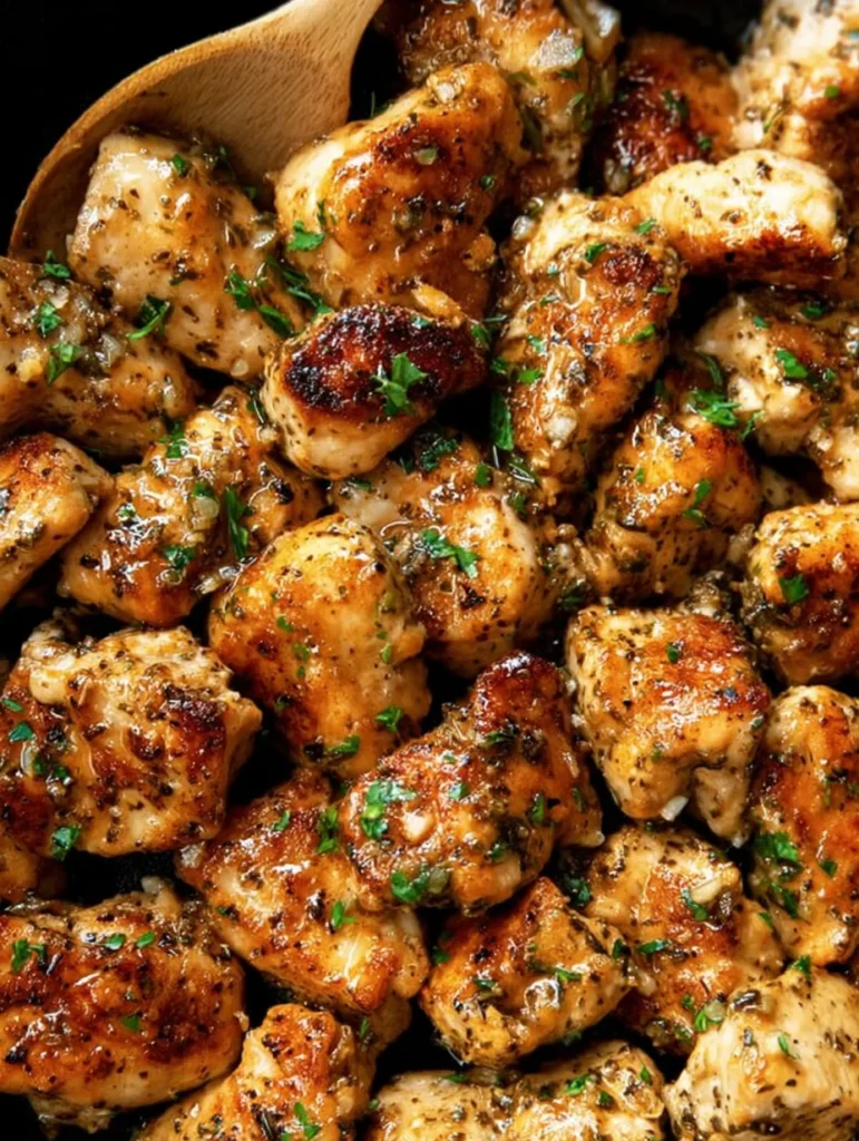 Garlic Butter Chicken Bites