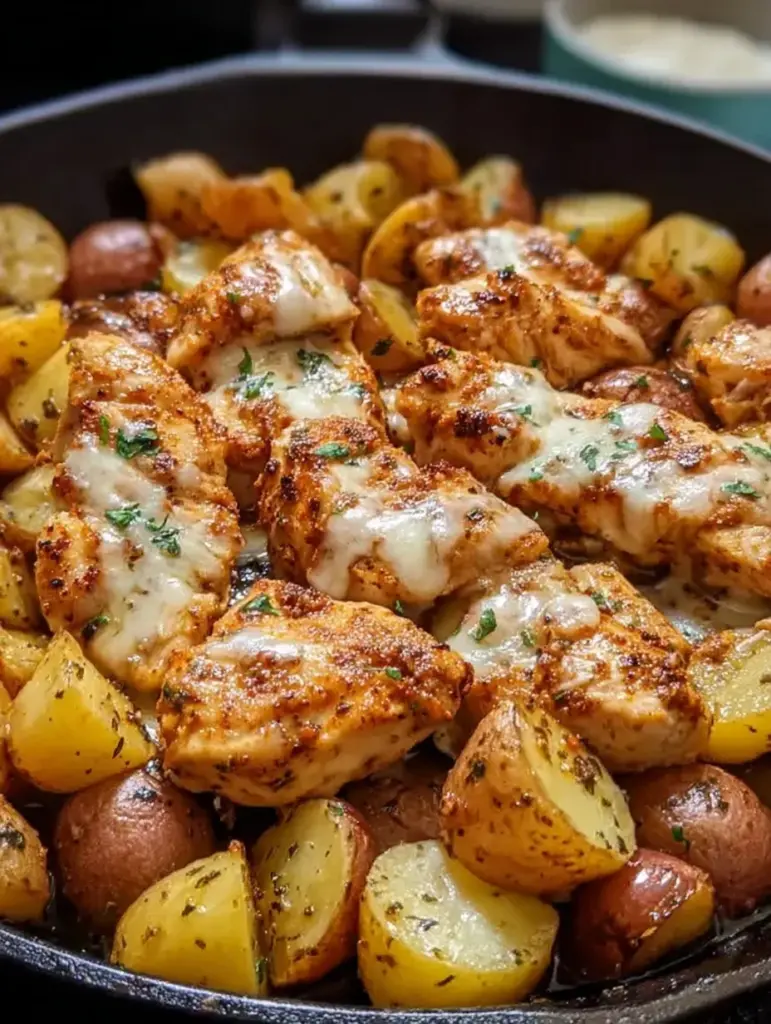 Garlic Parmesan Chicken and Potatoes