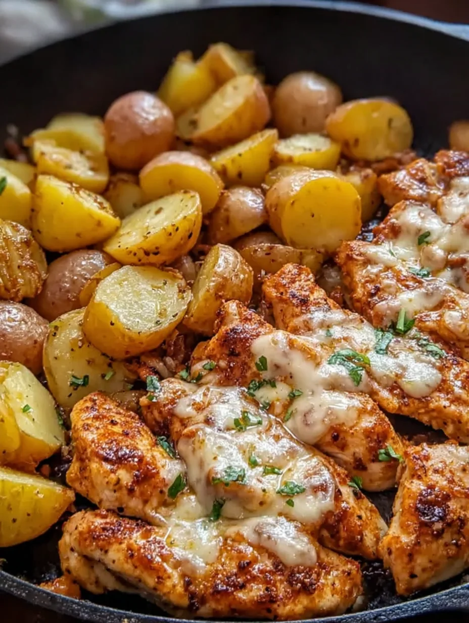 Garlic Parmesan Chicken and Potatoes