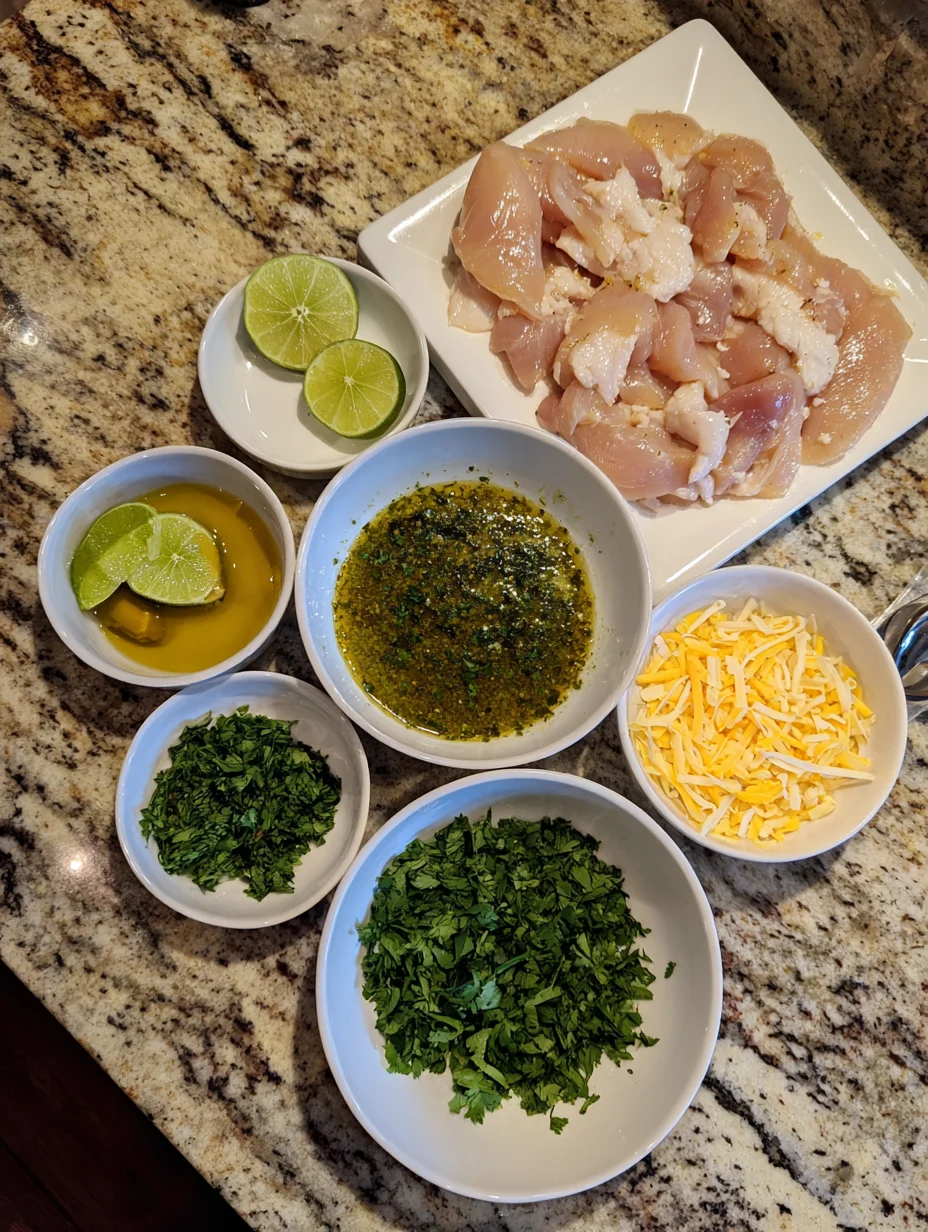 Grilled Salsa Verde Pepper Jack Chicken