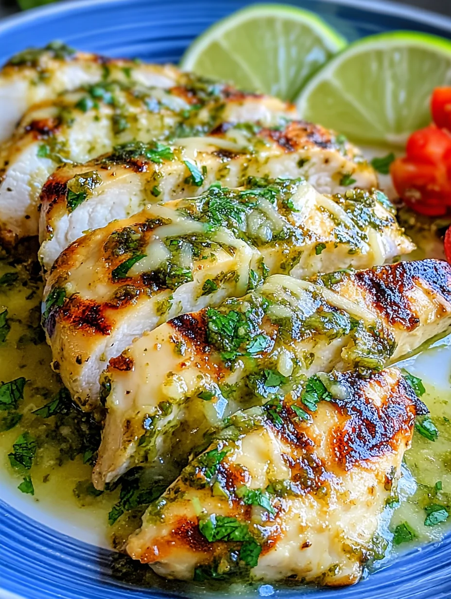 Grilled Salsa Verde Pepper Jack Chicken