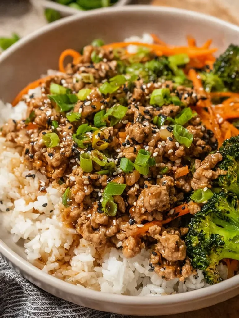 Ground Turkey Teriyaki Stir Fry