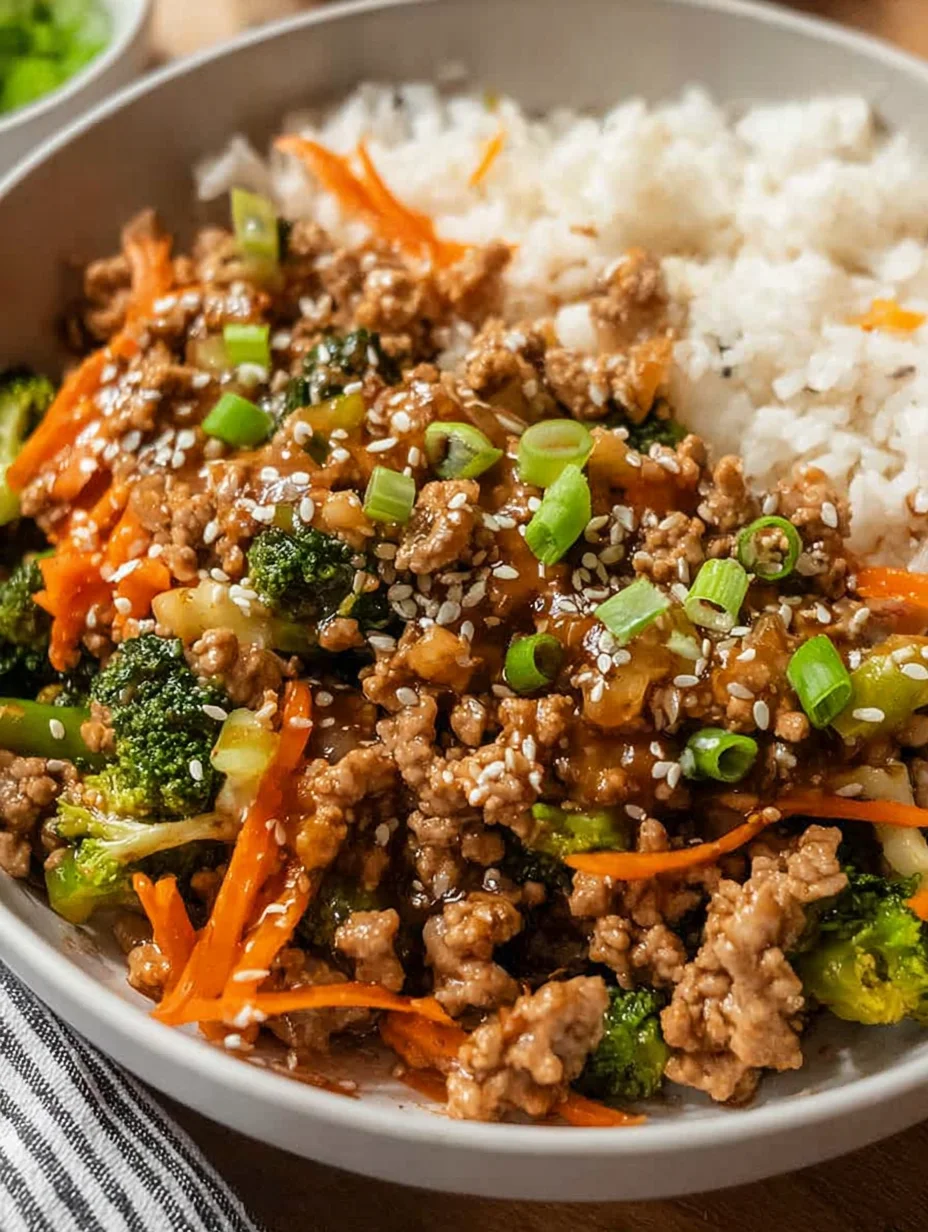 Ground Turkey Teriyaki Stir Fry