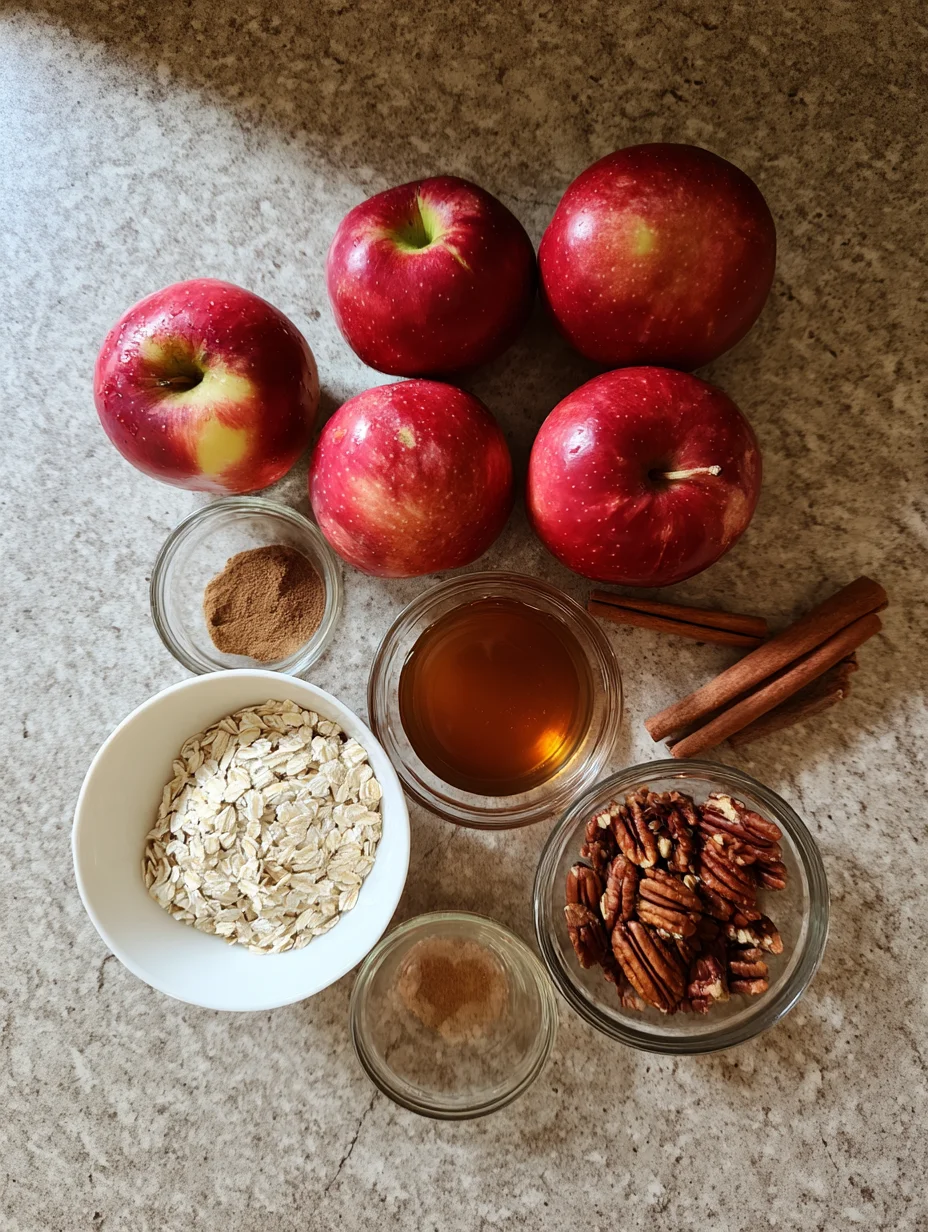 Healthy Breakfast Apple Crumble