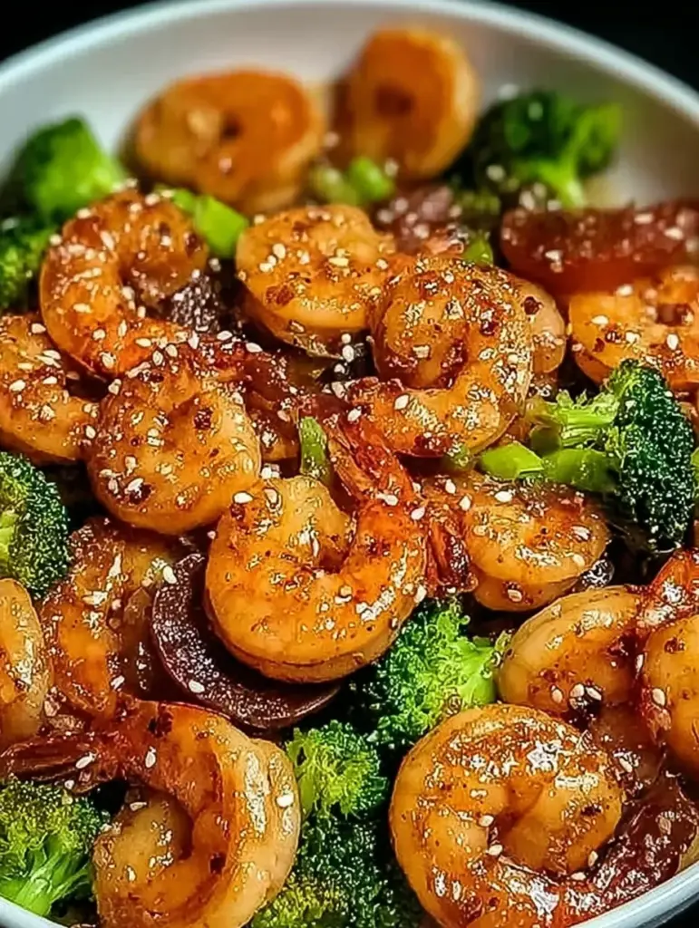 High-Protein Honey Garlic Shrimp